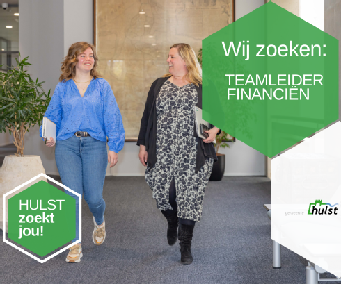 Vacature Teamleider Financiën