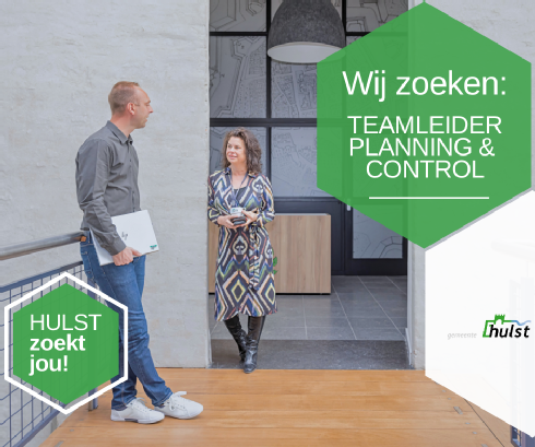 Vacature teamleider Planning & Control