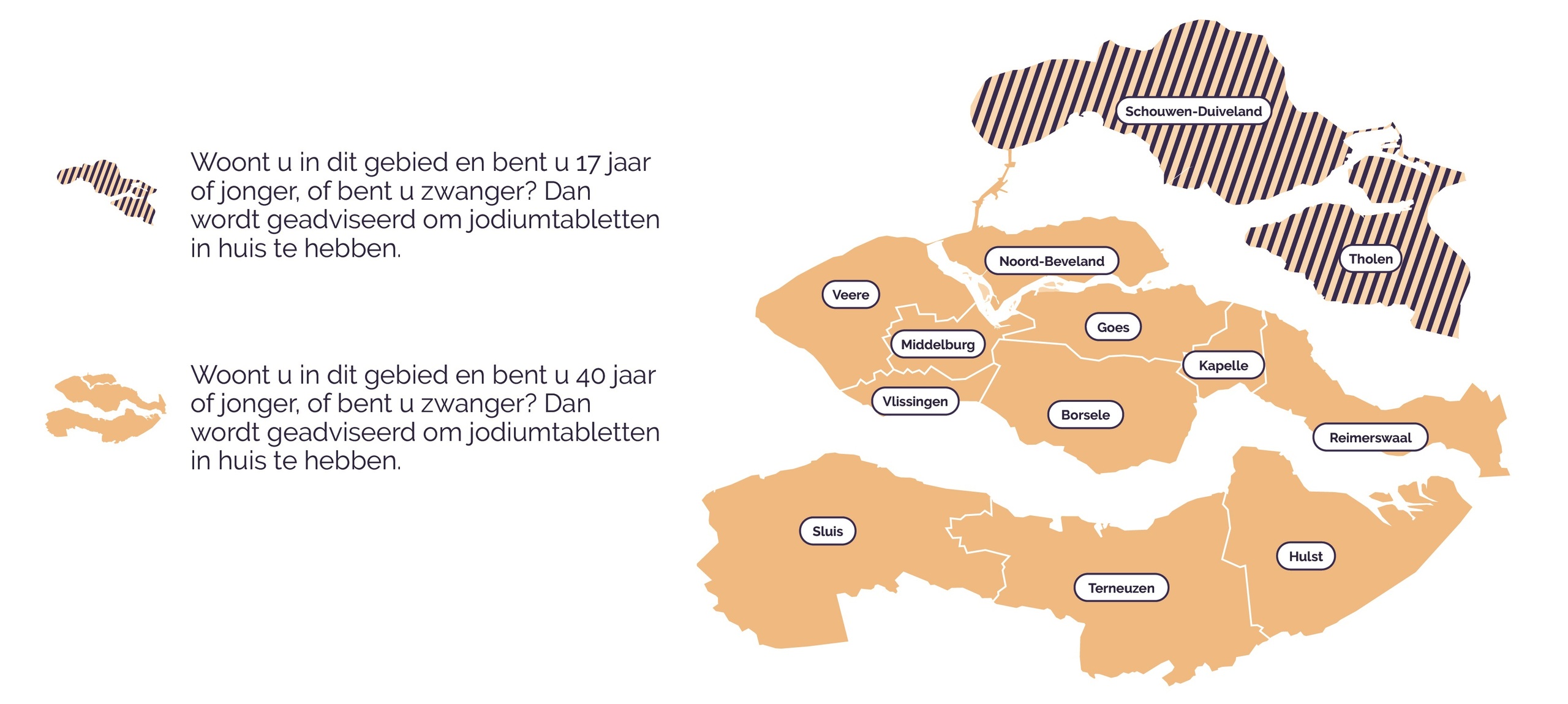 Jodiumpillen landkaart