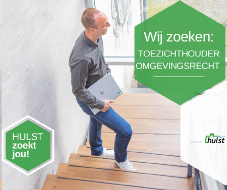 Vacature Toezichthouder Omgevingsrecht